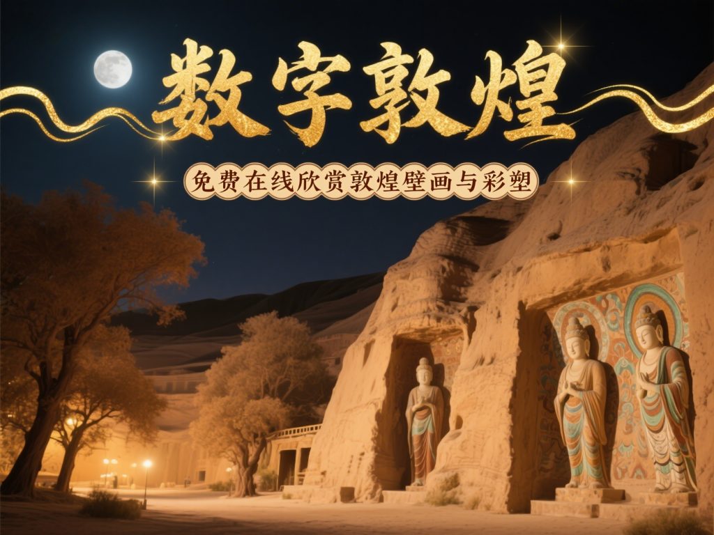 数字敦煌：免费在线欣赏敦煌壁画与彩塑