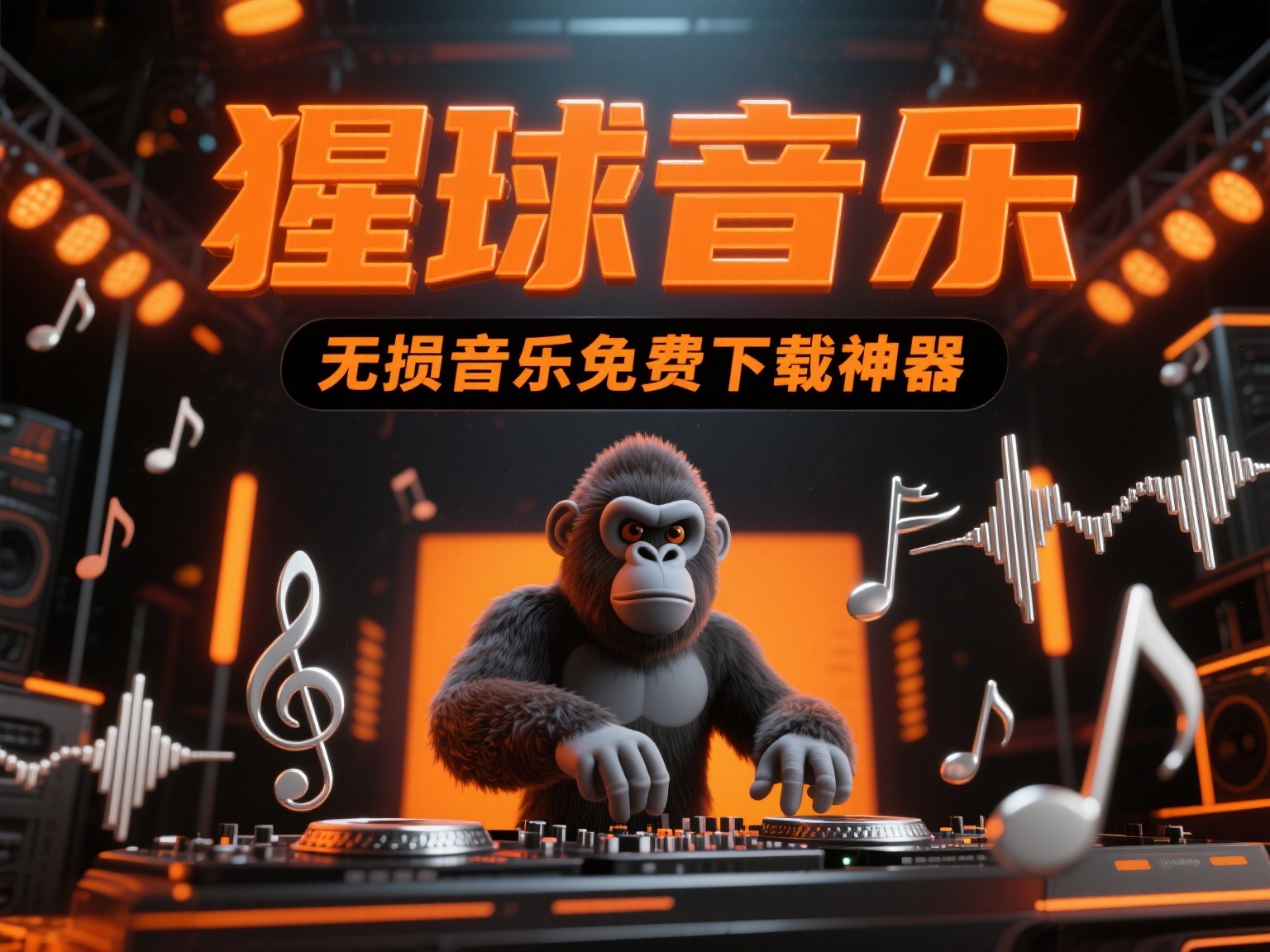 猩球音乐无损音乐免费下载神器，支持导入歌单