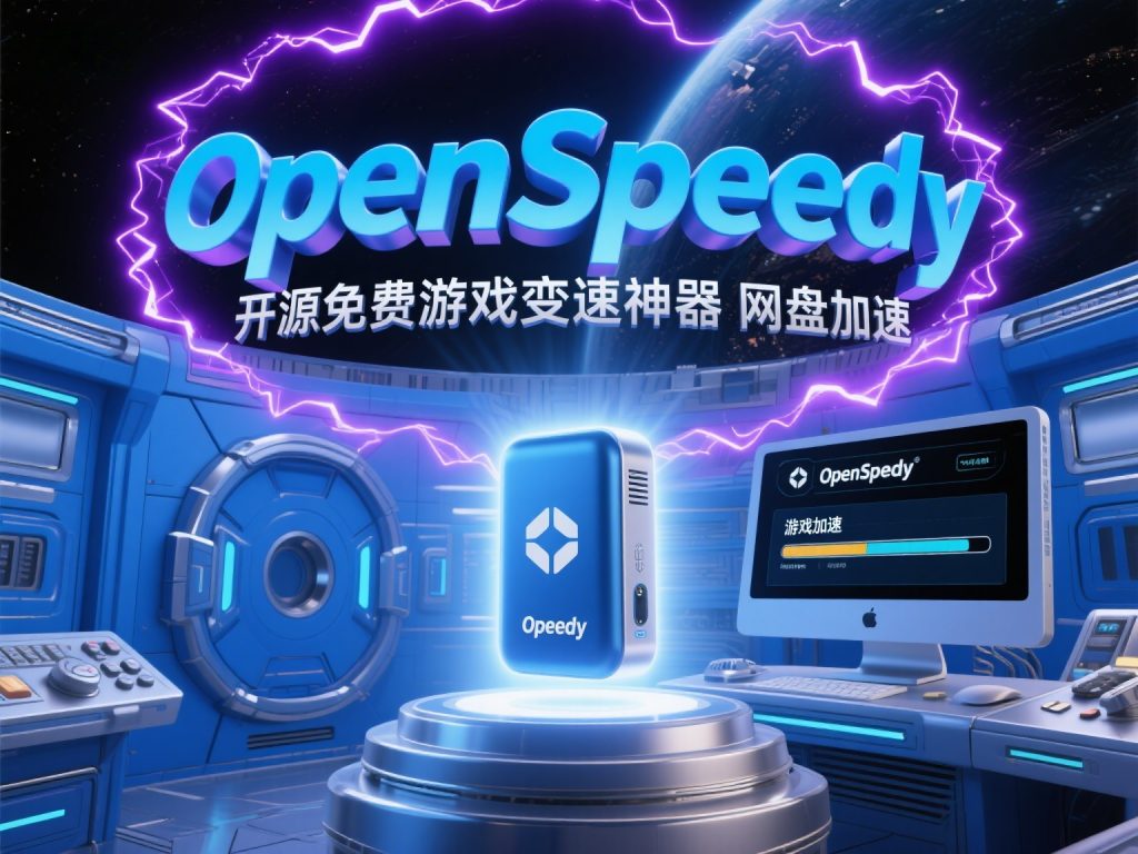OpenSpeedy：开源免费游戏变速神器 网盘加速