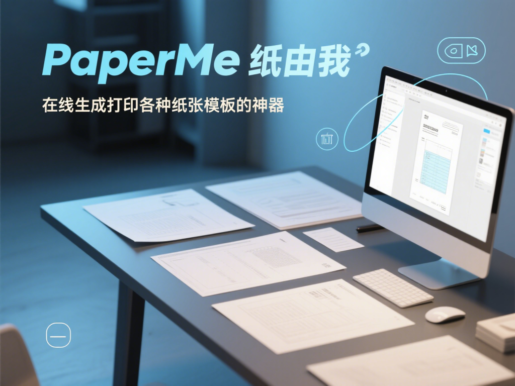 PaperMe纸由我｜在线生成打印各种纸张模板的神器
