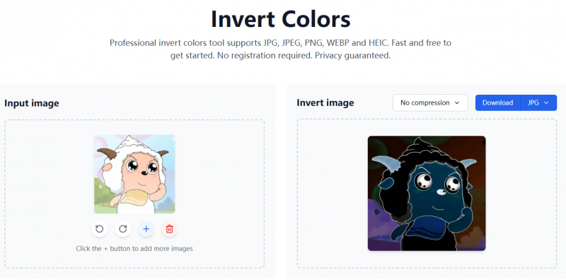 Invert Colors｜在线图片颜色反转工具，一键生成负片效果