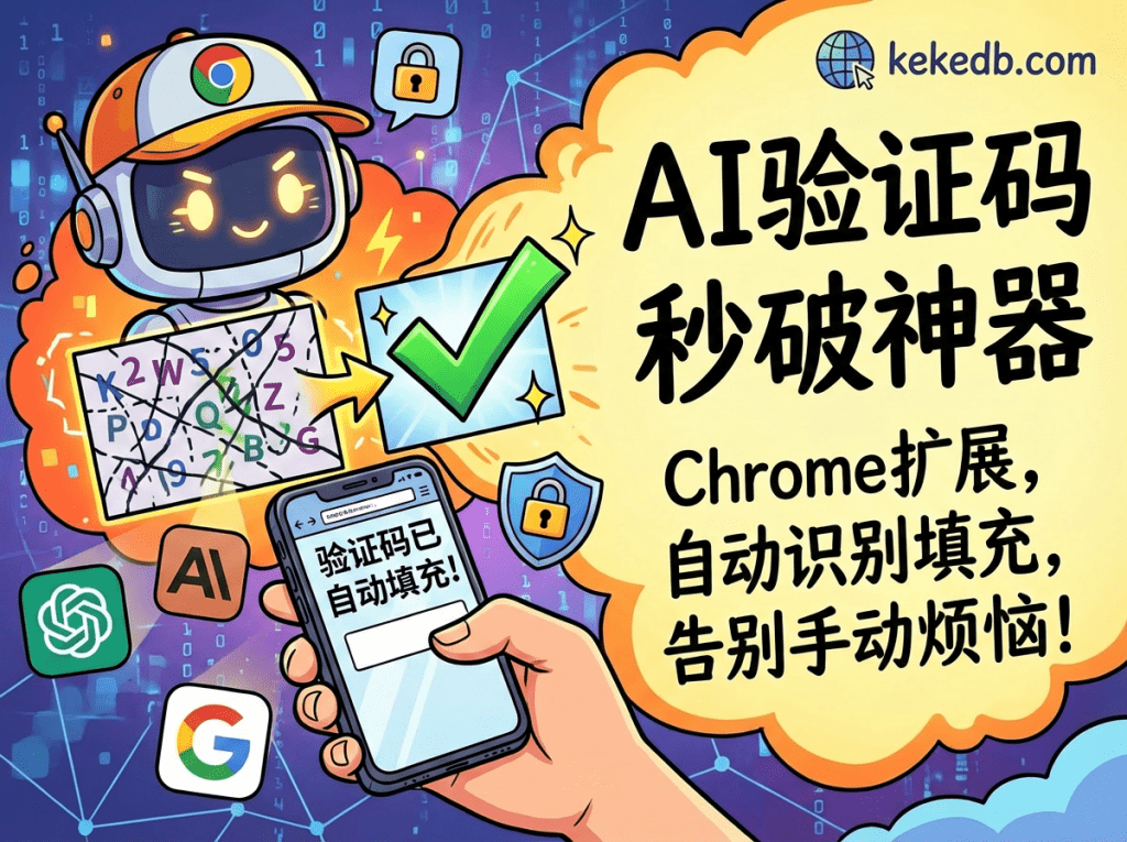 图片[1]柯柯DB-技术分享-资源下载平台-免费黑科技软件告别手动输入验证码！Chrome 智能自动填充扩展下载 - 安全高效