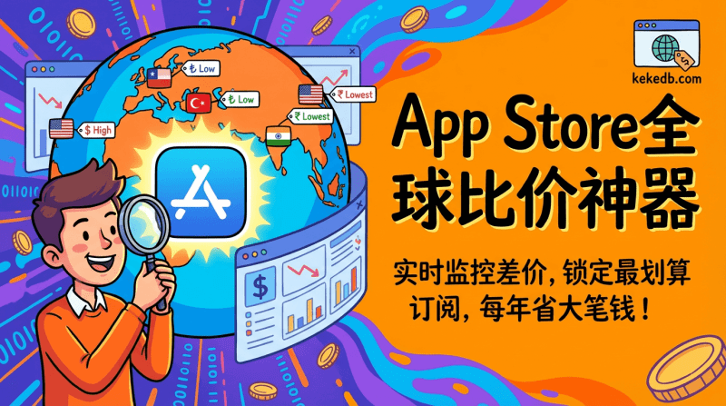  App Store 价格追踪器 - 实时监控全球差价，锁定最划算订阅柯柯DB-技术分享-资源下载平台-免费黑科技软件柯柯DB