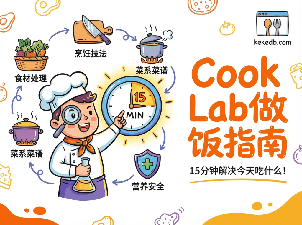 图片[1]柯柯DB-技术分享-资源下载平台-免费黑科技软件Cook Lab 做饭指南 - 15分钟定位今天吃什么 | 厨房新手必备知识库