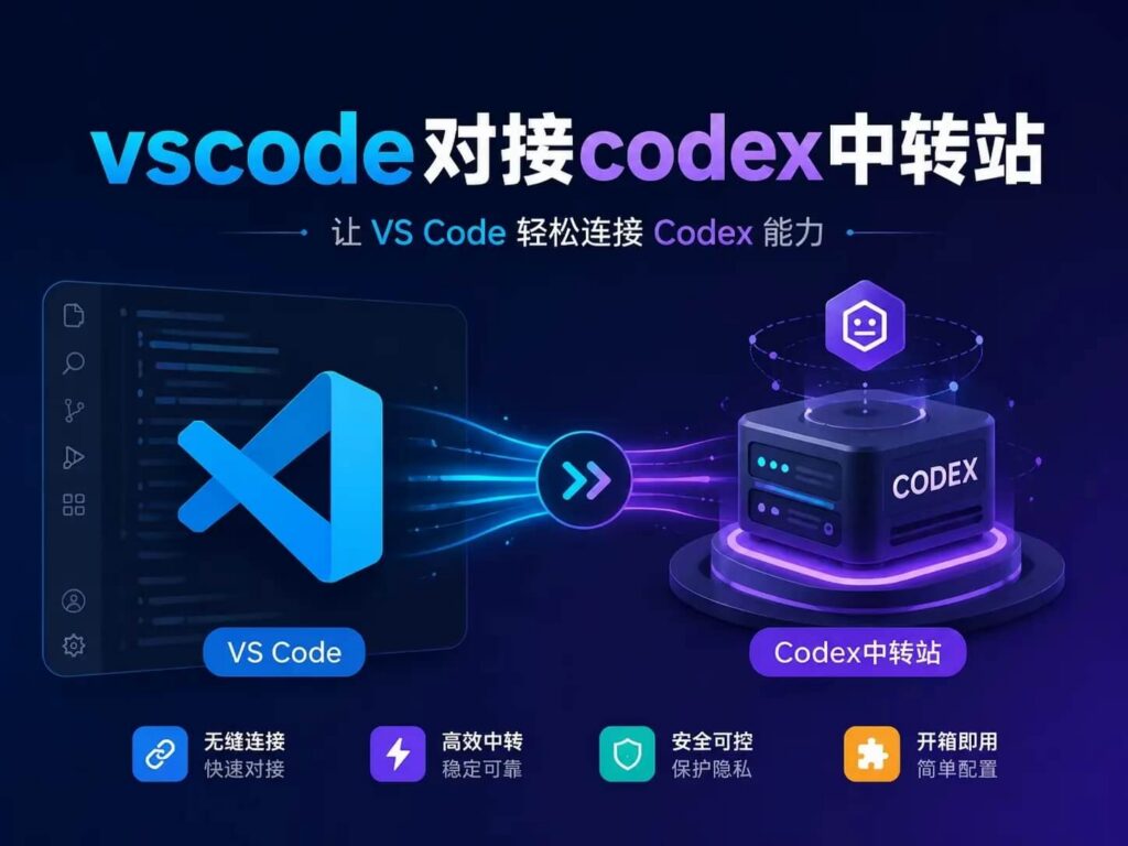 VS Code 如何接入 Codex 中转站 API?详细配置与使用指南柯柯DB-技术分享-资源下载平台-免费黑科技软件柯柯DB - 免费黑科技软件 & 编程资源分享平台 | 安卓工具·绿色软件·开发教程