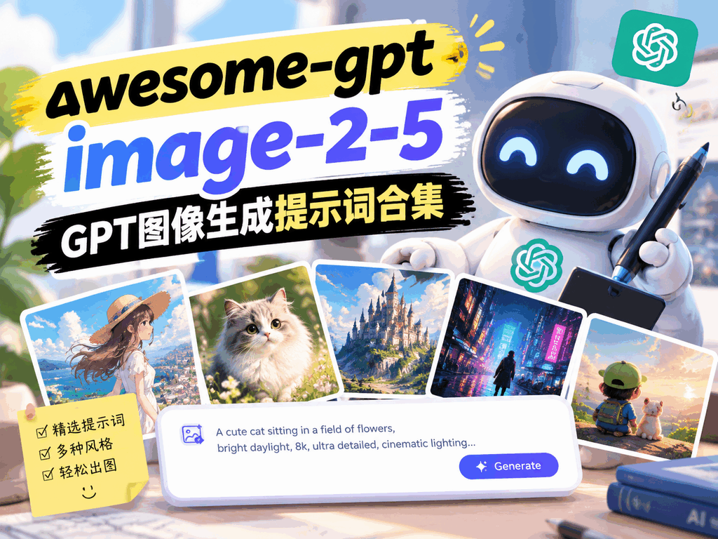 awesome-gpt-image-2-5-prompts｜GPT图像生成提示词合集柯柯DB-技术分享-资源下载平台-免费黑科技软件柯柯DB - 免费黑科技软件 & 编程资源分享平台 | 安卓工具·绿色软件·开发教程