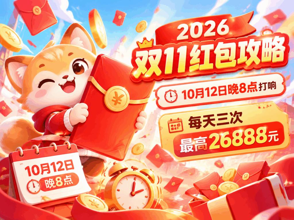 2026双11京东红包攻略_10月12日晚8点打响_每天三次最高26888元柯柯DB-技术分享-资源下载平台-免费黑科技软件柯柯DB - 免费黑科技软件 & 编程资源分享平台 | 安卓工具·绿色软件·开发教程